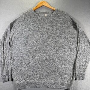 Athleta‎ Gray Heathered Long Sleeve Lightweight Pullover Top Women's Medium